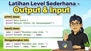 Beginner Level Python Input and Output Exercise #exercise #coding #python #beginner #informatics