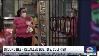 Ground beef RECALLED nationwide due to E. Coli risk