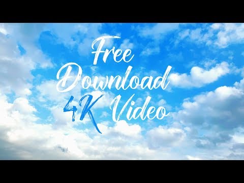   무료 4k영상 소스 구름 예쁜 하늘 미속 촬영 Free Download Sky Video Clip 토니펀