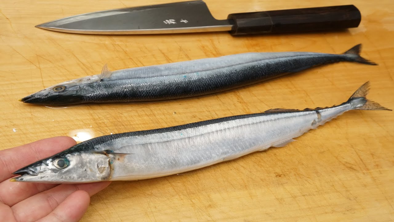 秋刀魚 サンマ のさばき方と なめろう の作り方 Youtube