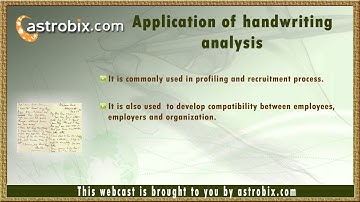 Introduction to handwriting analysis (Graphology)