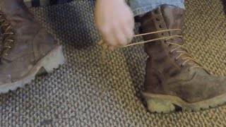 How To Tie Your Boots Really Fast