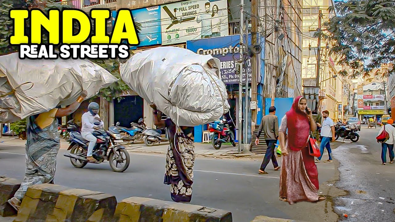 Это происходит каждый день в Индии 🇮🇳 | НАСТОЯЩИЕ УЛИЦЫ в 4K