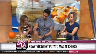 Chef Ronnie Woo Makes Sweet Potato Mac N Cheese on Good Day LA