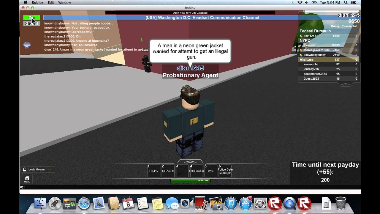 Roblox Usa Fbi Stakeout Youtube - federal agent roblox