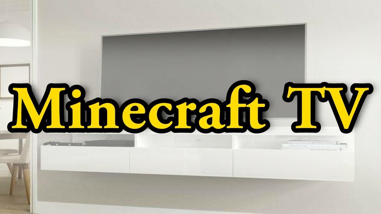 كيف تسوي تلفزيون في ماين كرافت How to build a TV in Minecraft YouTube