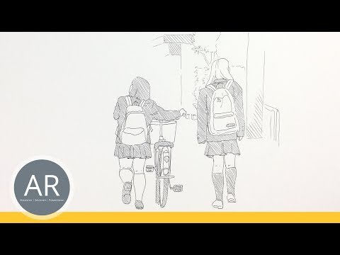 Menschen Schnell Skizzieren Urban Sketching Mappenvorbereitungskurs Kommunikationsdesign Youtube