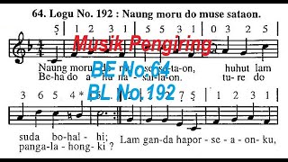 Buku Ende No.64 Buku Logu No.192 : Naung mour do muse sataon || Musik Pengiring