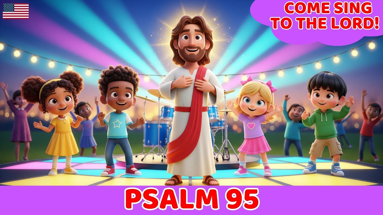 Come, Let Us Sing to the Lord | Psalm 95 for Kids | Fun Christian Kids Song