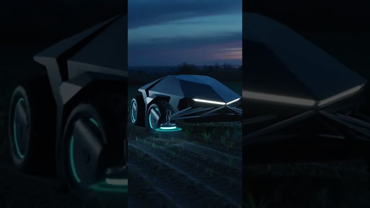 Машина для уборки сорняков ShadowPulse 🌑💥 