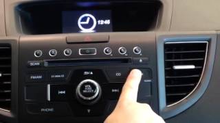2014 Honda CR-V Guide to Setting your Clock