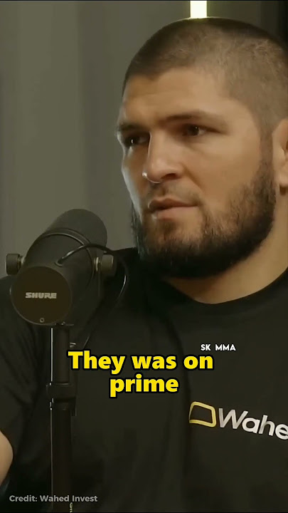 Khabib names his top 3 favorite fighters