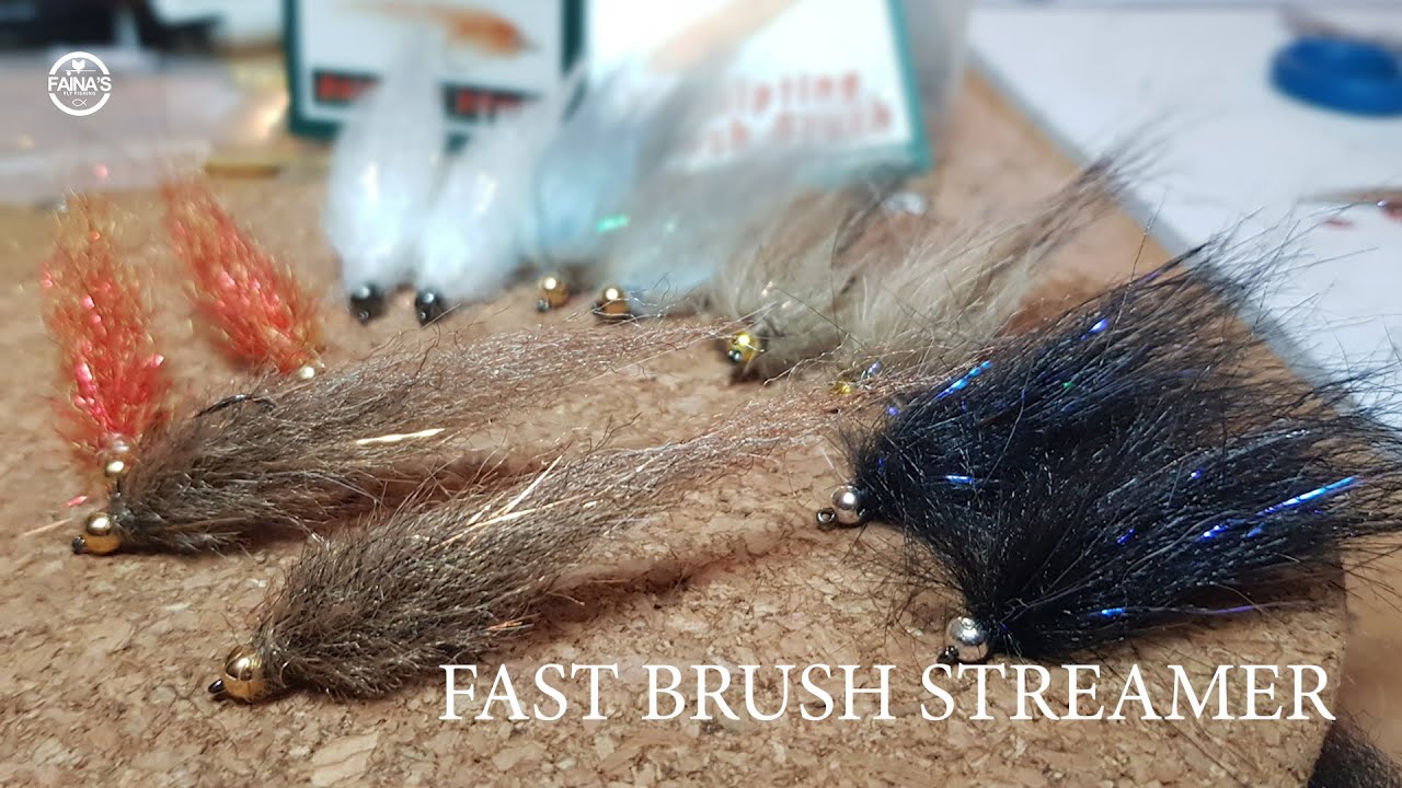 Fast Brush Streamer per trote costruzione facile e veloce ma micidiale Pescando a mosca in torrente