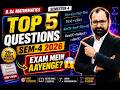 2026 Exam में यही आएंगे? 😱| 5 Most Important Questions |Vector Space & Linear Transformation | Sem-4