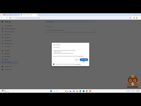 RESET GOOGLE CHROME’S SETTINGS