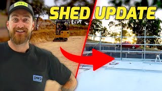 DWD Vlog | My Fielders Shed is going up!