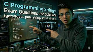C Programming Strings Exam Questions and Solutions