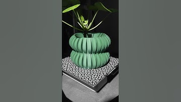 3D PRINTED PLANTER TIMELAPSE #3dprinting #3dprint #timelaspe