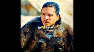 Jon Snow was man of words | Game of thrones #gameofthrones #tvshow