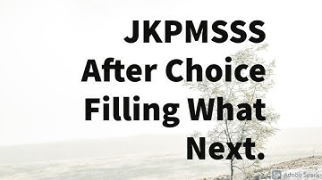 JKPMSSS 2021/What Is Next Process After ChoiceFilling Is Done/Retweet For Updating Of ChoiceFilling.