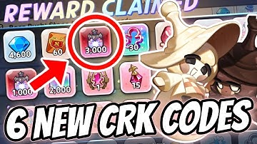 6 NEW CRK CODES 😱