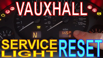 Vauxhall Combo Service Light Reset (& Vauxhall / Opel Corsa)