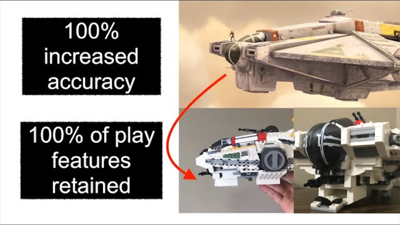 Lego 75357 Mod The EASIEST and QUICKEST Modification to LEGO 75357 The Ghost that ...
