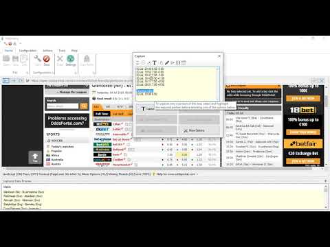 How to scrape Opening Odds from Tool tip of OddsPortal website using Webharvy