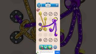 Twisted 🥨 tangle level 168 || hardest level| tangle #gamingshort #levelup