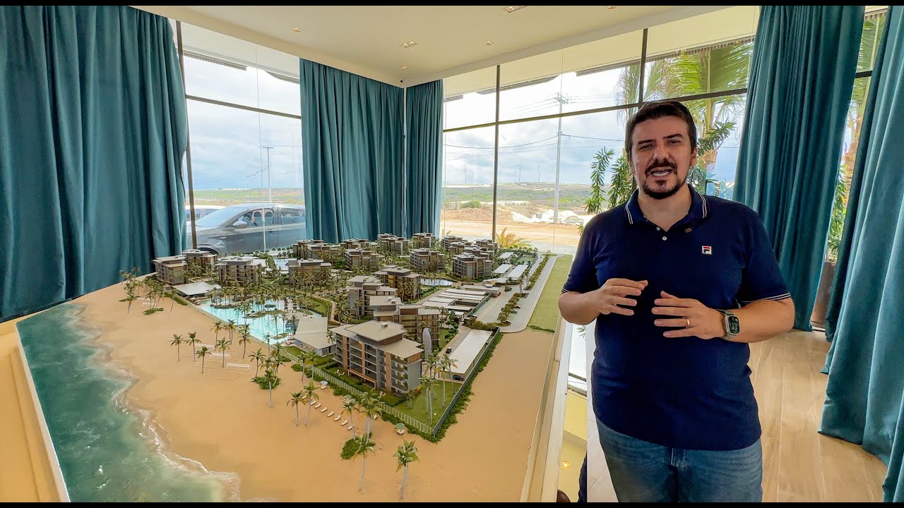 Apresentando a Maquete do MANDARA BY YOO ao lado do BEACH PARK no Porto das Dunas em Aquiraz