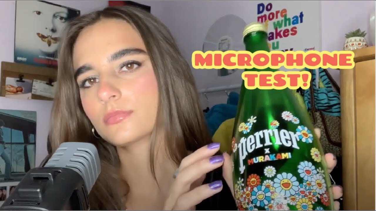 Trying ASMR with a new microphone