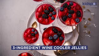 3-ingredient wine cooler jellies