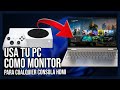 Usa tu PC o Laptop como monitor para CONSOLA | PlayStation, Xbox, Nintendo Switch
