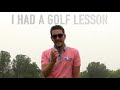 MY FIRST GOLF LESSON IN 10 YEARS