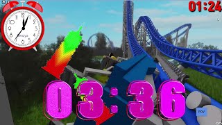Famous Roller Coaste 5 minutes timer countdown alarm🔔Roblox Wealth