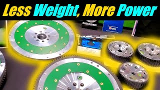 SNEAK PEEK Light Weight Aluminum Flywheels, Cam Gears and Shifters At SEMA 2025| Fidanza Performance