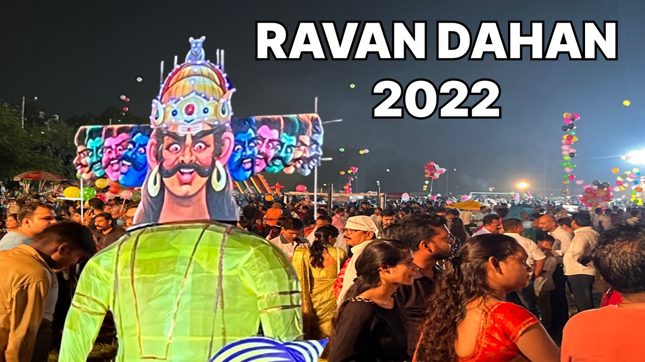 Indore ka Ravan dahan indore ka famous dashehera - YouTube