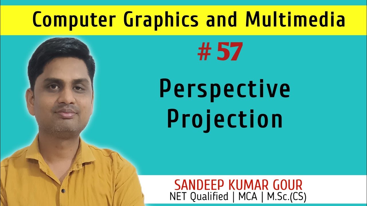 Perspective projection in computer graphics
