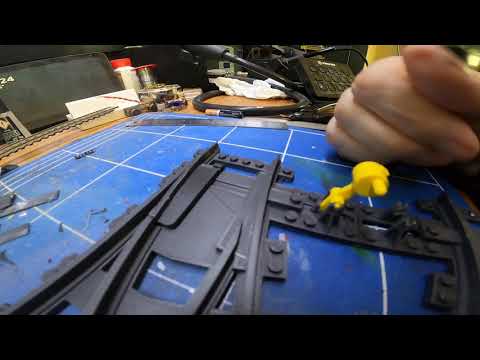 Testing the Lego Double slip switch
