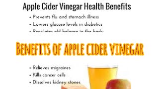 Apple cider vinegar benefits | health tips | @Pkmomaus