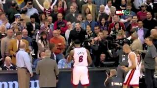 Celebrity LeBron James Chalk Toss in Miami Jersey Profile