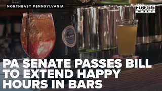 PA Senate passes bill to extend happy hours in bars