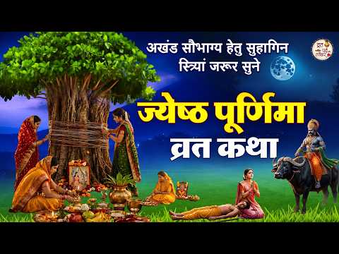 ज्येष्ठ पूर्णिमा व्रत कथा | अखंड सौभाग्य हेतु सुहागिन स्त्रियां जरूर सुने - Vat Purnima Vrat Katha