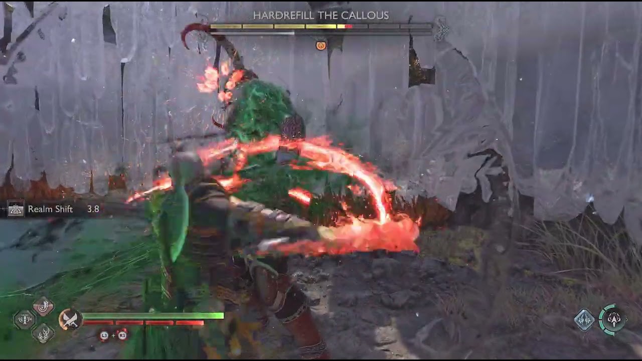 Ghost of Sparta Kratos vs Berserker Harđrefill The Callous | GMGOW NG+ | No Damage #godofwar #gaming