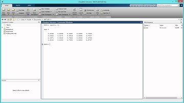 How to Generate a Random Matrix in MATLAB. [HD]