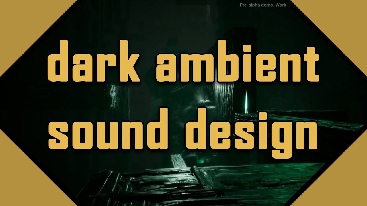 dark ambient sound design for a video game (over Chernobylite gameplay