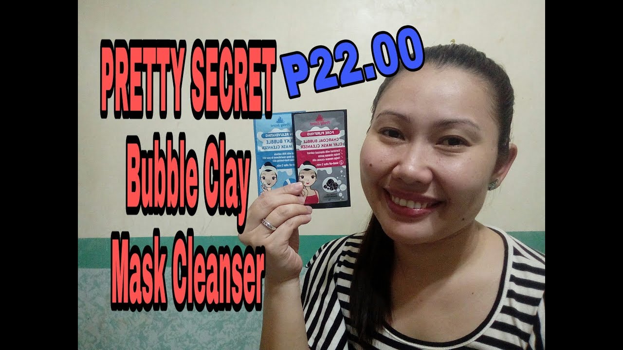 PRETTY SECRET Milk and Charcoal Bubble Masks Review