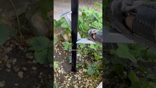 Effortless Way to Insert Pipes into the Ground