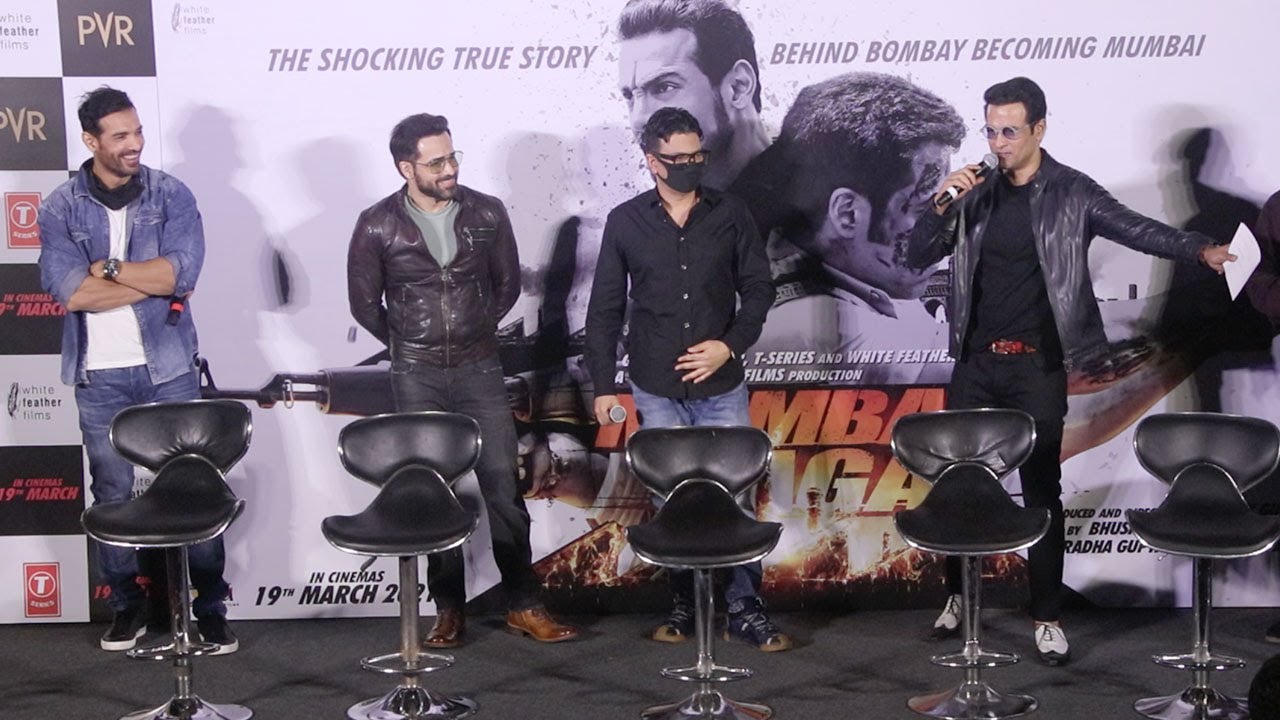 Mumbai Saga Trailer(Official) Launch - John Abraham,Emraan Hashmi,Ronit Roy