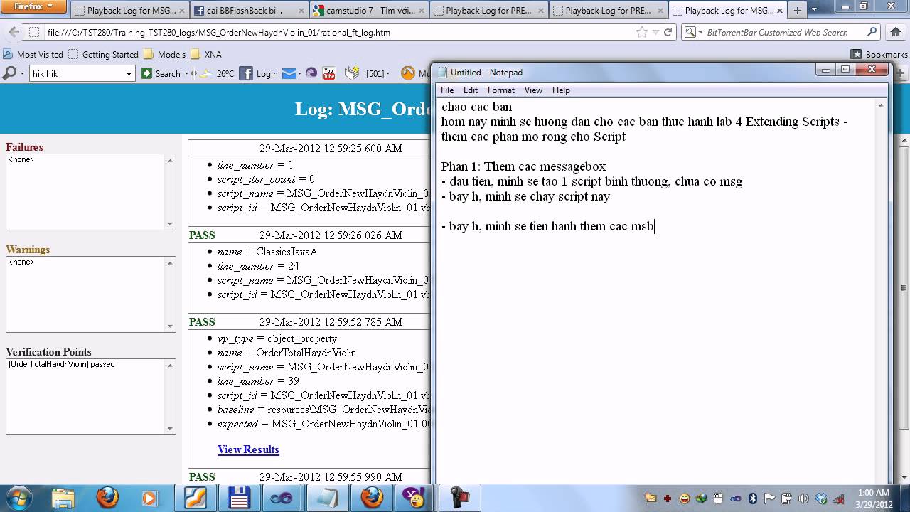 RFT - Lab 4 - Extending Scripts_Part1 - YouTube